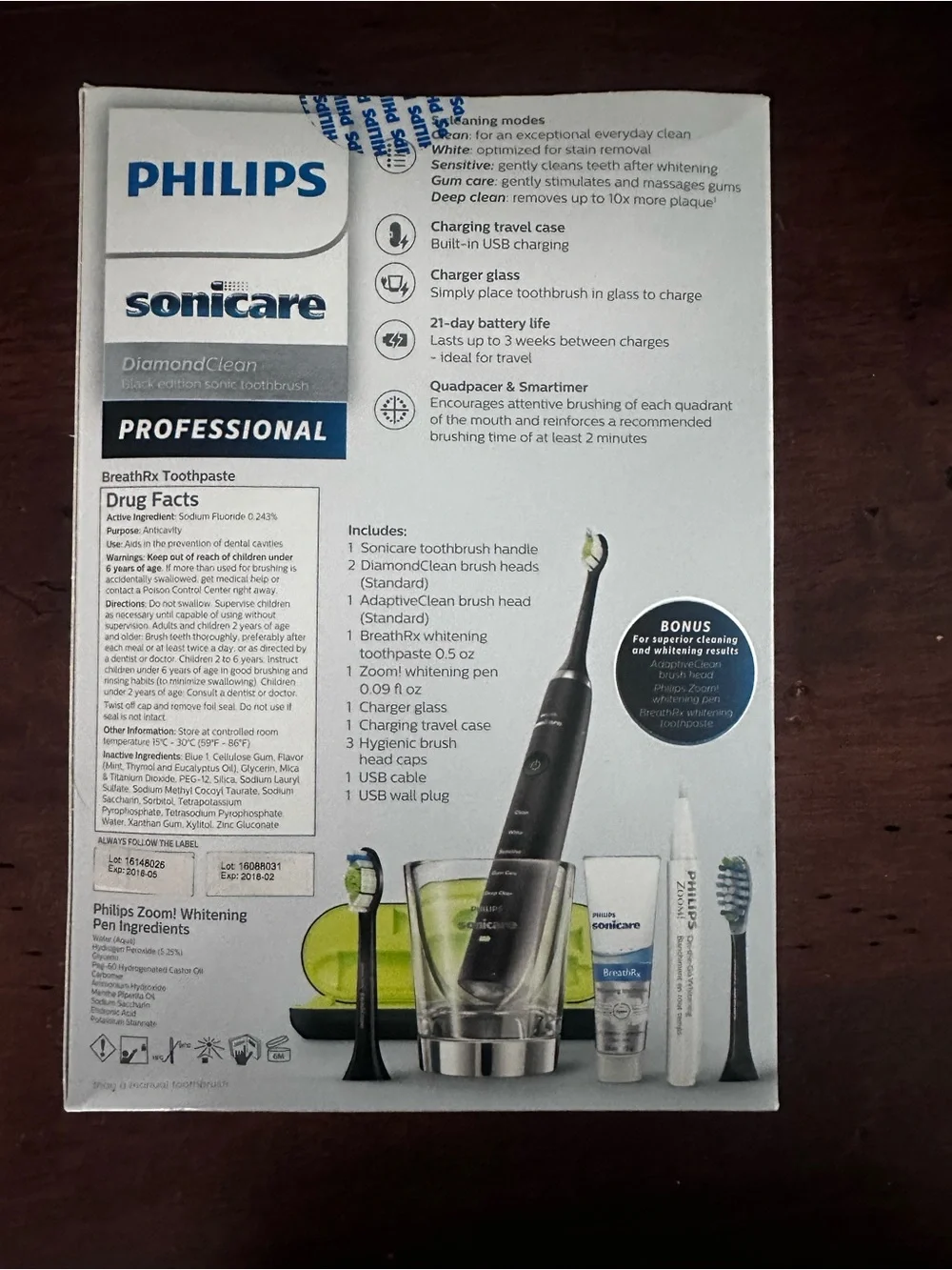 New sealed in box Sonicare DiamondClean Professional Electric Toothbrush - Black